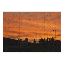 yanfind Picture Puzzle Colour Golden Sky   Romantic Sunset Dawn City Antenna Pigeon Pigeons Family Game Intellectual Educational Game Jigsaw Puzzle Toy Set