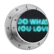 yanfind Timer Dark Quotes Do What You Love Neon Glowing Light Inspirational 60 Minutes Mechanical Visual Timer