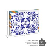 yanfind Picture Puzzle Spanish Portuguese Arabic Mexican Flooring Ceramics Flower Retro  Moroccan Curve Tradition Family Game Intellectual Educational Game Jigsaw Puzzle Toy Set