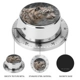 yanfind Timer William Warby Snow Leopard Wildlife Big Cat 60 Minutes Mechanical Visual Timer
