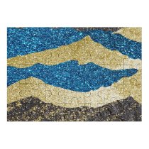 yanfind Picture Puzzle Abstract Rock Strata Textures Glitter Gold Marble Golden Texture Family Game Intellectual Educational Game Jigsaw Puzzle Toy Set