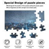 yanfind Picture Puzzle Chinese Night Architecture Bund Development Wealth Shanghai Ownership Panoramic Home Document Aerial Family Game Intellectual Educational Game Jigsaw Puzzle Toy Set