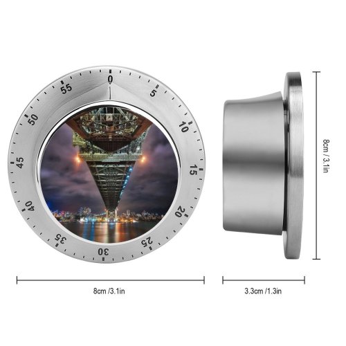 yanfind Timer Trey Ratcliff Sydney Harbour  Australia Cityscape River Reflection Night Lights Sky 60 Minutes Mechanical Visual Timer