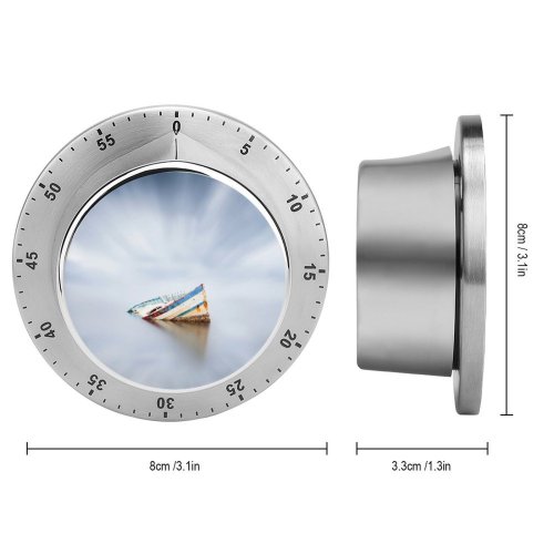 yanfind Timer Rotting Sky Exposure Sea Outdoors Cloud Mode End Travel France Transport Ship 60 Minutes Mechanical Visual Timer