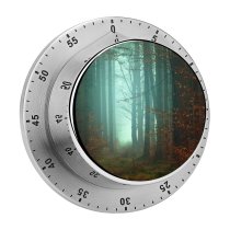 yanfind Timer Johannes Plenio Forest Fall Autumn Foggy Morning Atmosphere Mist 60 Minutes Mechanical Visual Timer