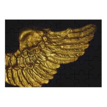 yanfind Picture Puzzle Angel Wing Fly Flight Gold Golden Bird Eagle Dead Death Cherub Hell Family Game Intellectual Educational Game Jigsaw Puzzle Toy Set