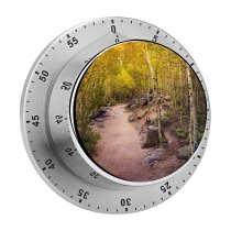 yanfind Timer Collins Aspen Trees Pathway Forest Rocks Trails Beautiful 60 Minutes Mechanical Visual Timer