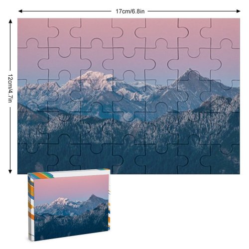 yanfind Picture Puzzle Nanhu  Taiwan Taroko National Park  Mountains Snow Covered Sky Landscape Family Game Intellectual Educational Game Jigsaw Puzzle Toy Set