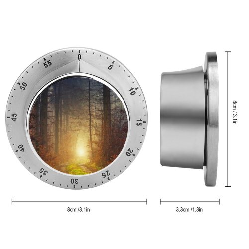 yanfind Timer Johannes Plenio Forest Autumn Light Atmosphere Fall Daytime 60 Minutes Mechanical Visual Timer