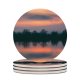 yanfind Ceramic Coasters (round) Golden Images Hour Sky Wallpapers Dusk Lake Outdoors Tree Argancy Reflection Family Game Intellectual Educational Game Jigsaw Puzzle Toy Set