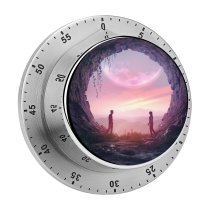 yanfind Timer Beeple Love Couple Romantic Lovers Cave Sci Fi 60 Minutes Mechanical Visual Timer
