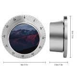 yanfind Timer John Towner Mountains Aerial  Range Landscape  Snow Covered Scenery 60 Minutes Mechanical Visual Timer