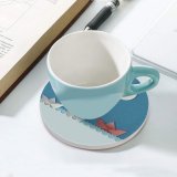 yanfind Ceramic Coasters (round) Space Sea Landscape Old Retro Seascape Destinations River Cruise Design Creativity Journey Family Game Intellectual Educational Game Jigsaw Puzzle Toy Set