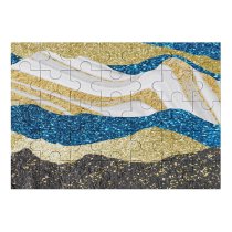 yanfind Picture Puzzle Abstract Rock Strata Textures Glitter Gold Marble Golden Family Game Intellectual Educational Game Jigsaw Puzzle Toy Set
