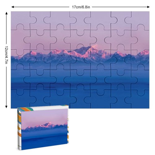 yanfind Picture Puzzle Himalayas  Range Sunrise Winter Above Clouds Mountains Family Game Intellectual Educational Game Jigsaw Puzzle Toy Set