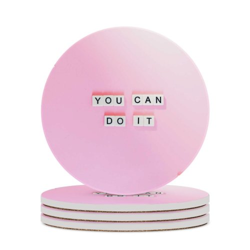 yanfind Ceramic Coasters (round) Sincerely Media Quotes You Can Do Girly Motivational Popular Quotes Letters Family Game Intellectual Educational Game Jigsaw Puzzle Toy Set