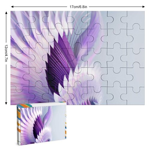 yanfind Picture Puzzle Abstract Design Imagination Violet Family Game Intellectual Educational Game Jigsaw Puzzle Toy Set