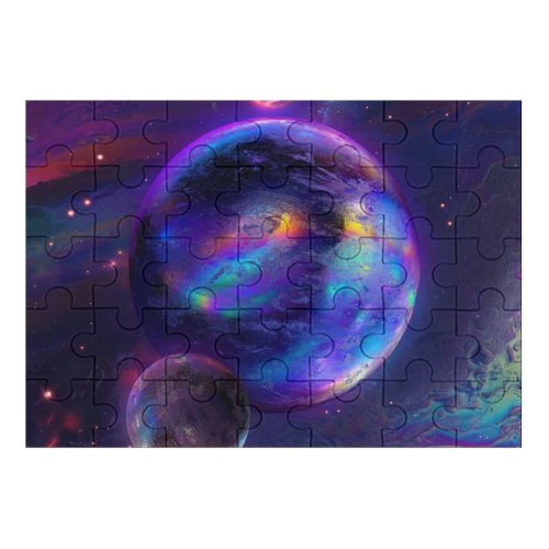 yanfind Picture Puzzle Stu Ballinger Space Spheres Cosmos Nebula Colorful Glowing Rainbow Family Game Intellectual Educational Game Jigsaw Puzzle Toy Set