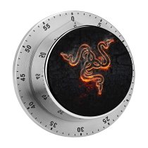 yanfind Timer Dark Forged Razer Fire 60 Minutes Mechanical Visual Timer