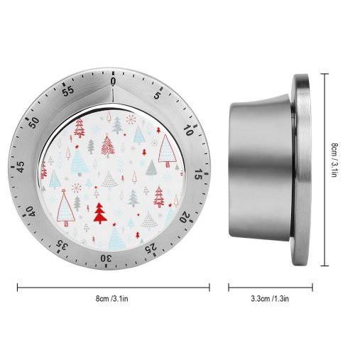 yanfind Timer Christmas Tree Abstract Craft Pine Winter Fashioned East Forest Pinaceae Art Doodle 60 Minutes Mechanical Visual Timer