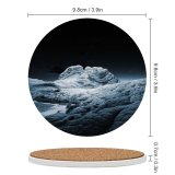 yanfind Ceramic Coasters (round) MacOS Big Sur Winter Sedimentary Rocks Night Starry Sky IOS Family Game Intellectual Educational Game Jigsaw Puzzle Toy Set
