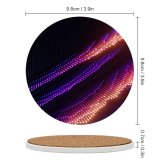 yanfind Ceramic Coasters (round) Dante Metaphor Abstract Rays Colorful Glowing Dark Family Game Intellectual Educational Game Jigsaw Puzzle Toy Set