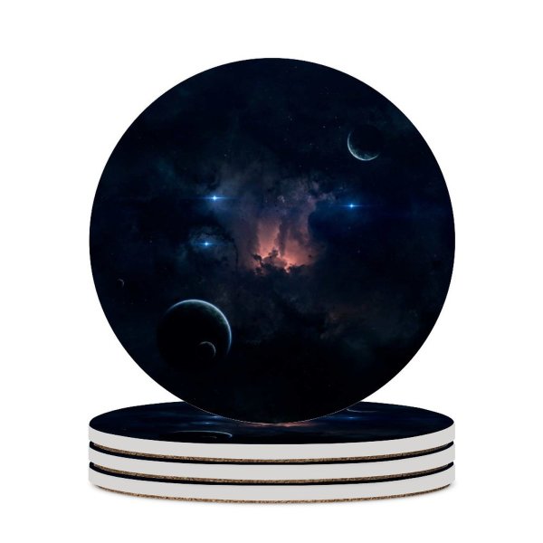 yanfind Ceramic Coasters (round) Vadim Sadovski Space Planets  Astronomy Galaxy Cosmos Family Game Intellectual Educational Game Jigsaw Puzzle Toy Set