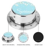 yanfind Timer Blooming  Sakura Cherry Border Beauty Garden Sky Japanese Flower Design Art 60 Minutes Mechanical Visual Timer