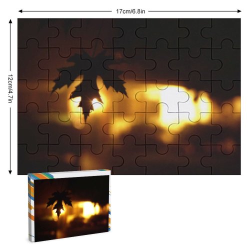 yanfind Picture Puzzle Leaf Sky Light Lighting Darkness Night Tree Heat Fixture Plant Family Game Intellectual Educational Game Jigsaw Puzzle Toy Set