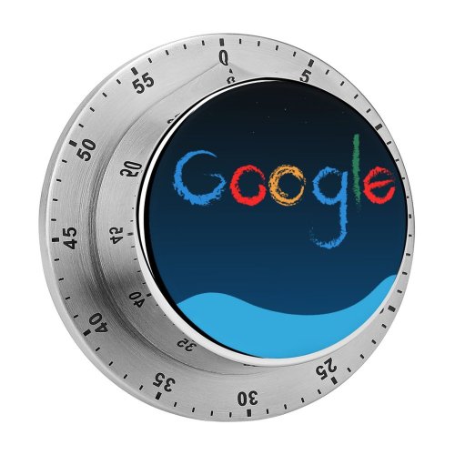 yanfind Timer Technology  Typography Night   Half 60 Minutes Mechanical Visual Timer