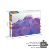 yanfind Picture Puzzle Abstract  Wave Texture Blurs Blurred Blurriness Abstracted Abstraction Backdrop Textural Linen Family Game Intellectual Educational Game Jigsaw Puzzle Toy Set
