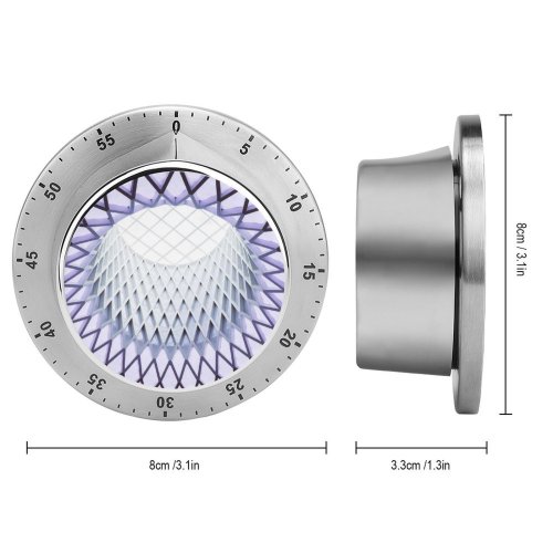 yanfind Timer Architecture Ceiling Dome Skylight Look Indoor Structure Geometrical 60 Minutes Mechanical Visual Timer