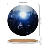 yanfind Ceramic Coasters (round) SciFi Futuristic City Energy  Dark Family Game Intellectual Educational Game Jigsaw Puzzle Toy Set