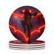 yanfind Ceramic Coasters (round) Games Hood Gotham Knights Games PlayStation PlayStation  X S  PC Family Game Intellectual Educational Game Jigsaw Puzzle Toy Set
