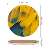 yanfind Ceramic Coasters (round) Zdeněk Macháček Abstract Macaw Feathers Multicolor Colorful Closeup Macro Drops Texture Scarlet Family Game Intellectual Educational Game Jigsaw Puzzle Toy Set