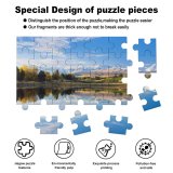 yanfind Picture Puzzle Destin Mount Hutton Lake Landscape Reflections Zealand Family Game Intellectual Educational Game Jigsaw Puzzle Toy Set