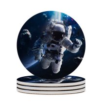 yanfind Ceramic Coasters (round) Vadim Sadovski Space Astronaut Asteroids Planet Space Travel Gravity Family Game Intellectual Educational Game Jigsaw Puzzle Toy Set