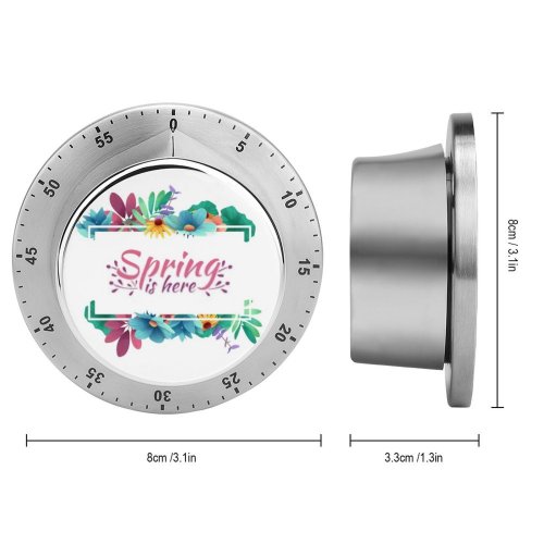 yanfind Timer Decor   Hydrangea Invite Wedding Badge Romantic Detail Summer Happy Beautiful 60 Minutes Mechanical Visual Timer