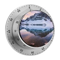 yanfind Timer Bow Lake Crowfoot   Banff National Park Canadian Rockies  Mountains 60 Minutes Mechanical Visual Timer