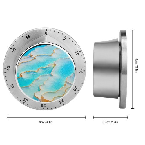 yanfind Timer Talip ÇETİN Travertines Pamukkale Thermal Pools Limestone 60 Minutes Mechanical Visual Timer