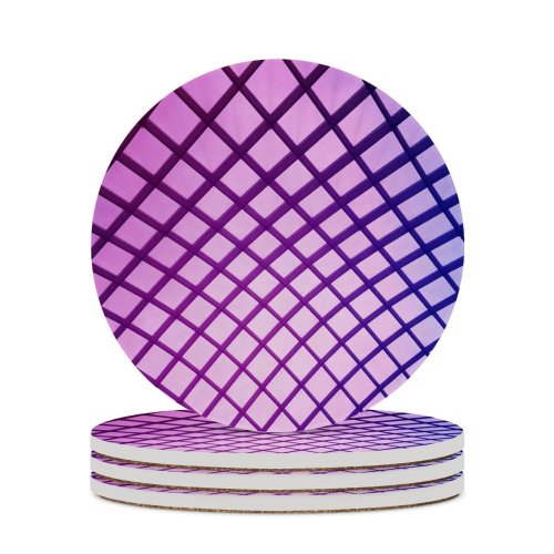yanfind Ceramic Coasters (round) Mesh Atrium Purple Texture National Portrait Gallery Washington  Ceiling Geometrical Symmetrical Family Game Intellectual Educational Game Jigsaw Puzzle Toy Set