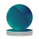 yanfind Ceramic Coasters (round) Motion Outer Dark Vitality Vibrant Sky Cloud  Curve Neon Gradient Shower Family Game Intellectual Educational Game Jigsaw Puzzle Toy Set