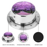 yanfind Timer Cherry  Trees Purple Flowers Pathway Park Floral Colorful Spring Beautiful 60 Minutes Mechanical Visual Timer