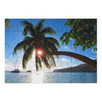 yanfind Picture Puzzle Tahiti Palm Waterfront Sea Ocean Tranquil Pacific Oceania Tranquility Scene Outdoors Beach Family Game Intellectual Educational Game Jigsaw Puzzle Toy Set