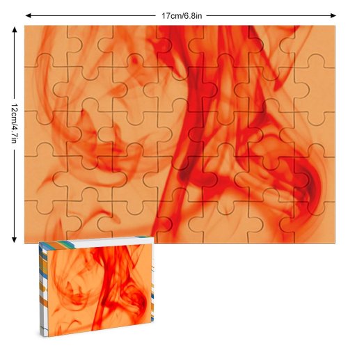yanfind Picture Puzzle Abstract  Aroma Art Curve Dynamic Elegant Flow form Incense Magic Motion#356 Family Game Intellectual Educational Game Jigsaw Puzzle Toy Set