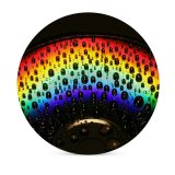 yanfind Ceramic Coasters (round) Michael Gillett Rainbow  Droplets Macro Dark Family Game Intellectual Educational Game Jigsaw Puzzle Toy Set