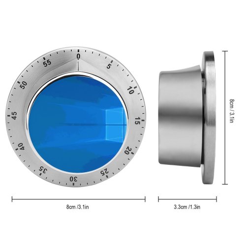 yanfind Timer Technology   Glossy 60 Minutes Mechanical Visual Timer