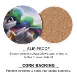 yanfind Ceramic Coasters (round) VanillaGhosties Graphics CGI Princess Celestia My Little Pony Friendship Is Magic Rainbow Family Game Intellectual Educational Game Jigsaw Puzzle Toy Set