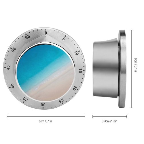 yanfind Timer Beach Aerial Ocean 60 Minutes Mechanical Visual Timer
