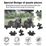 yanfind Picture Puzzle Zebra Zebras Johnson City Texas Wildlife Terrestrial  Savanna Safari Tree Plant Family Game Intellectual Educational Game Jigsaw Puzzle Toy Set